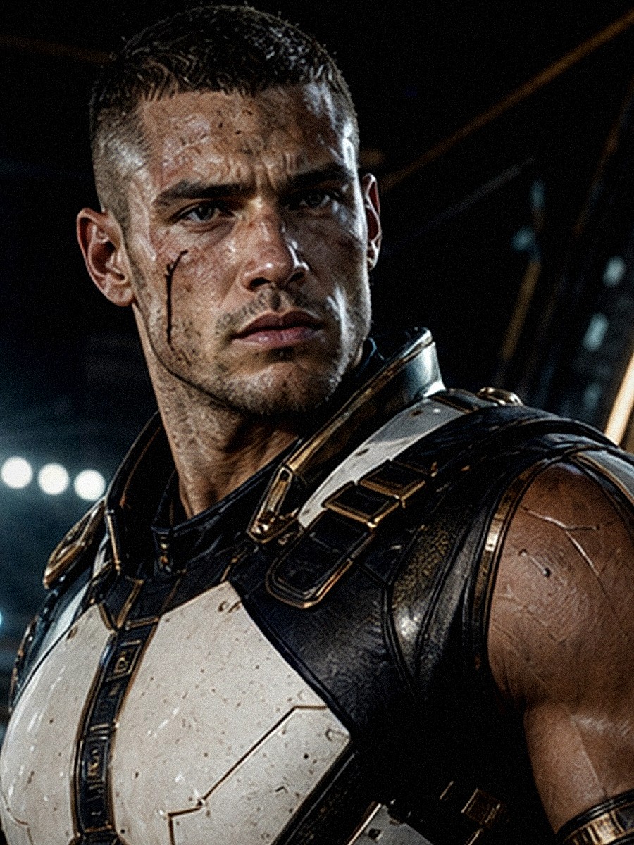 Tyrus Bron photoreal portrait