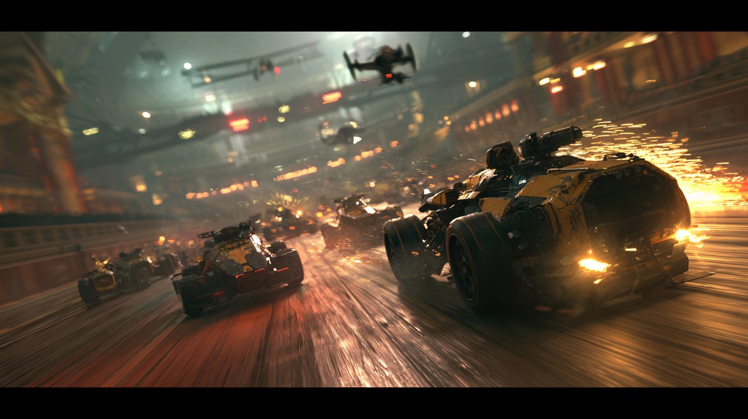 Battle racing machines
